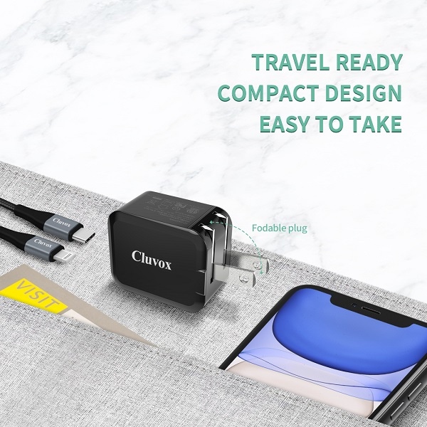 2020 Upgrade Cluvox Fast PD Phone Charger